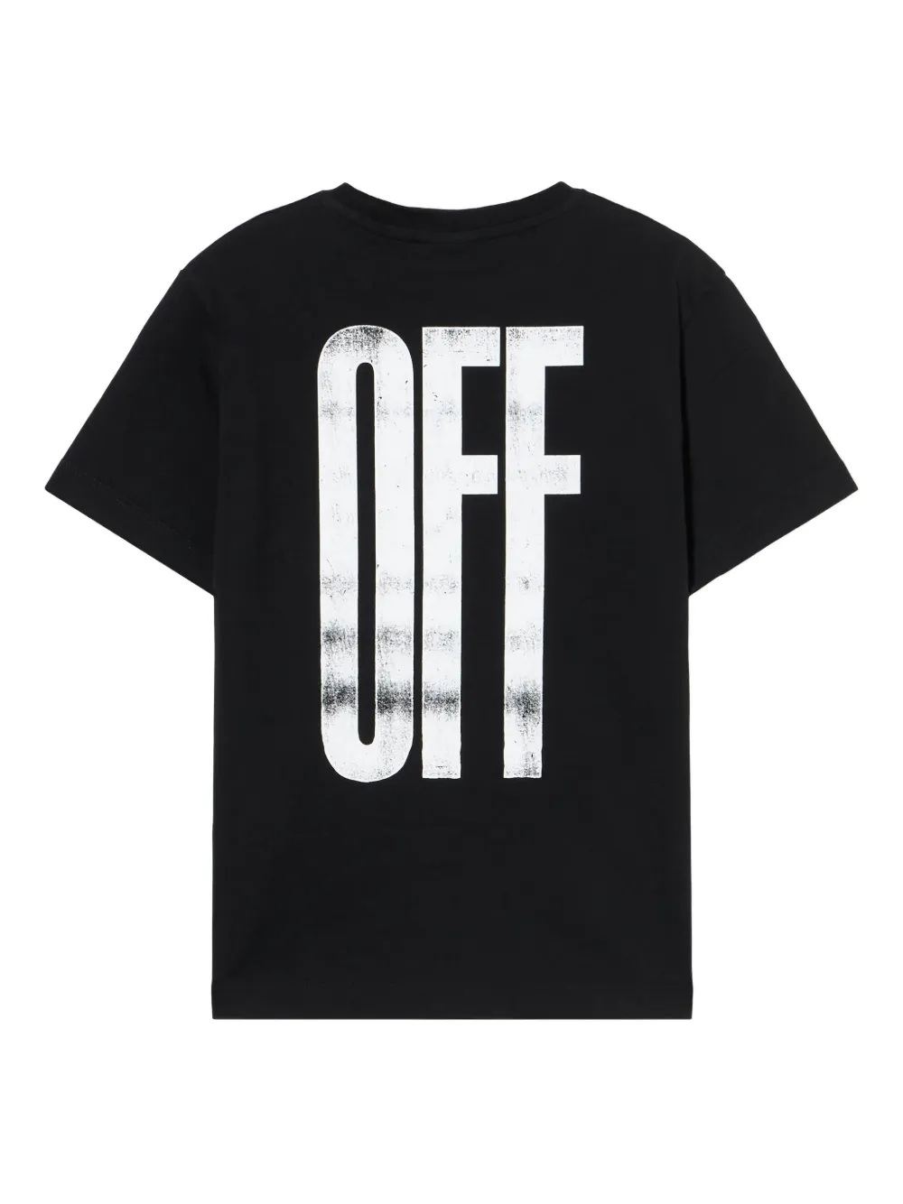 Off-White Kids Quote T-shirt met grafische print Zwart