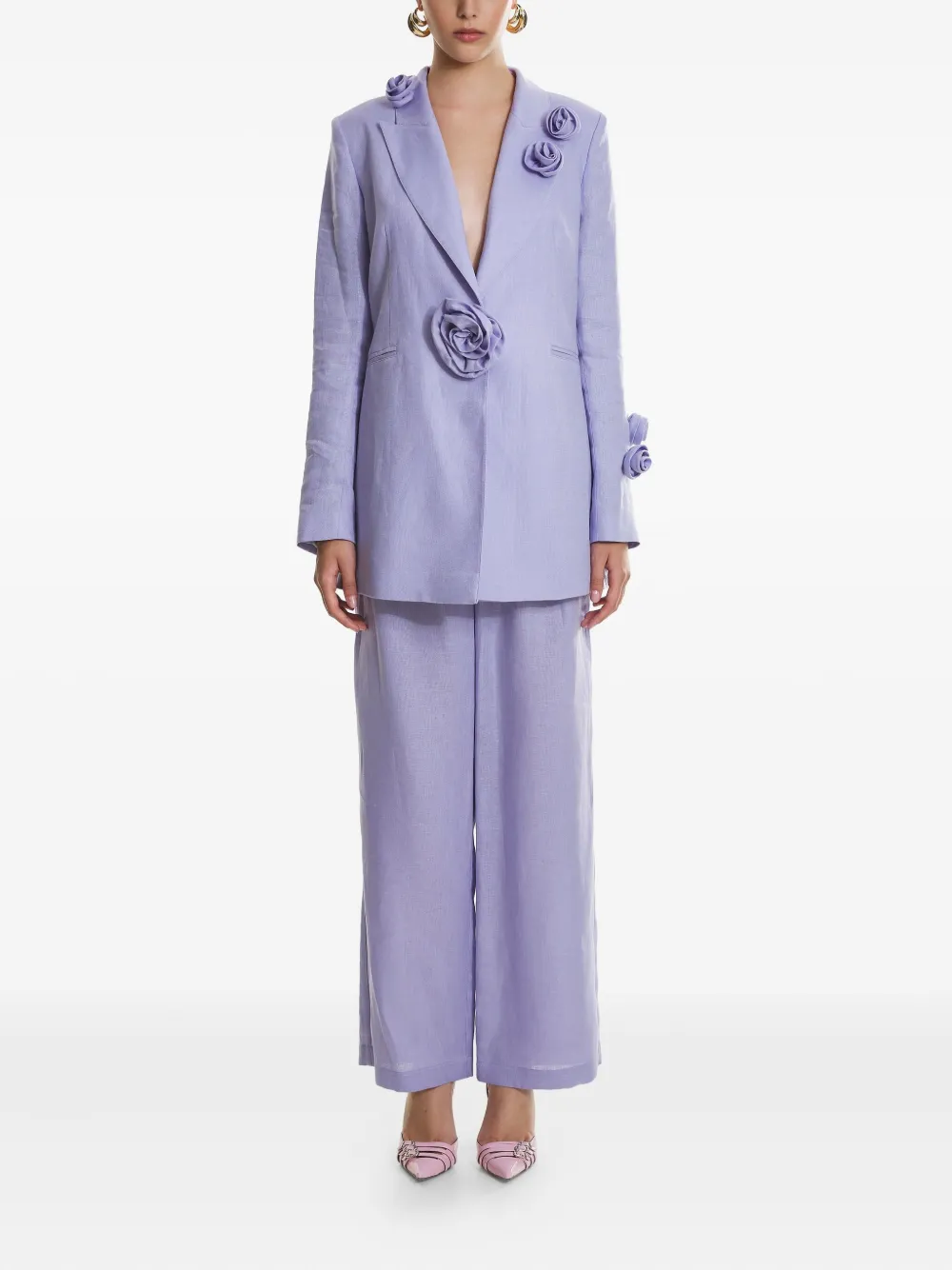  Lita Couture Noor Blazer - Purple 