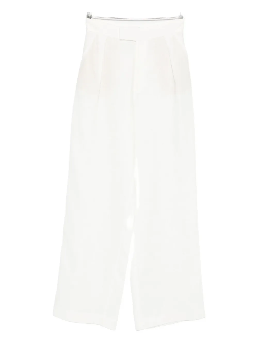 Lita Couture Pleat-detail Wide-leg Trousers In Animal Print