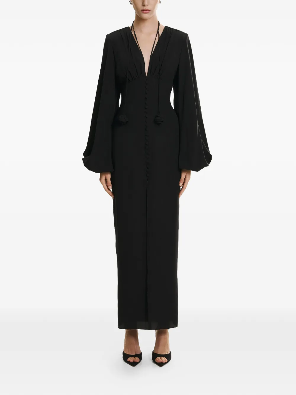  Lita Couture Maelle Maxi Dress - Black 