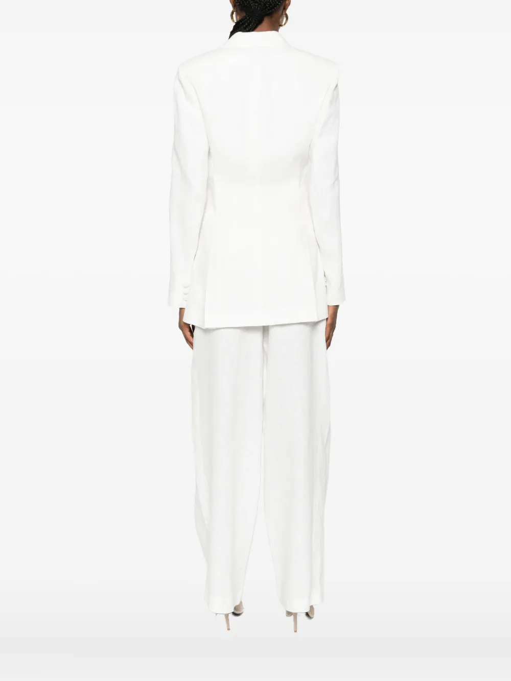 Lita Couture Alix Blazer In White