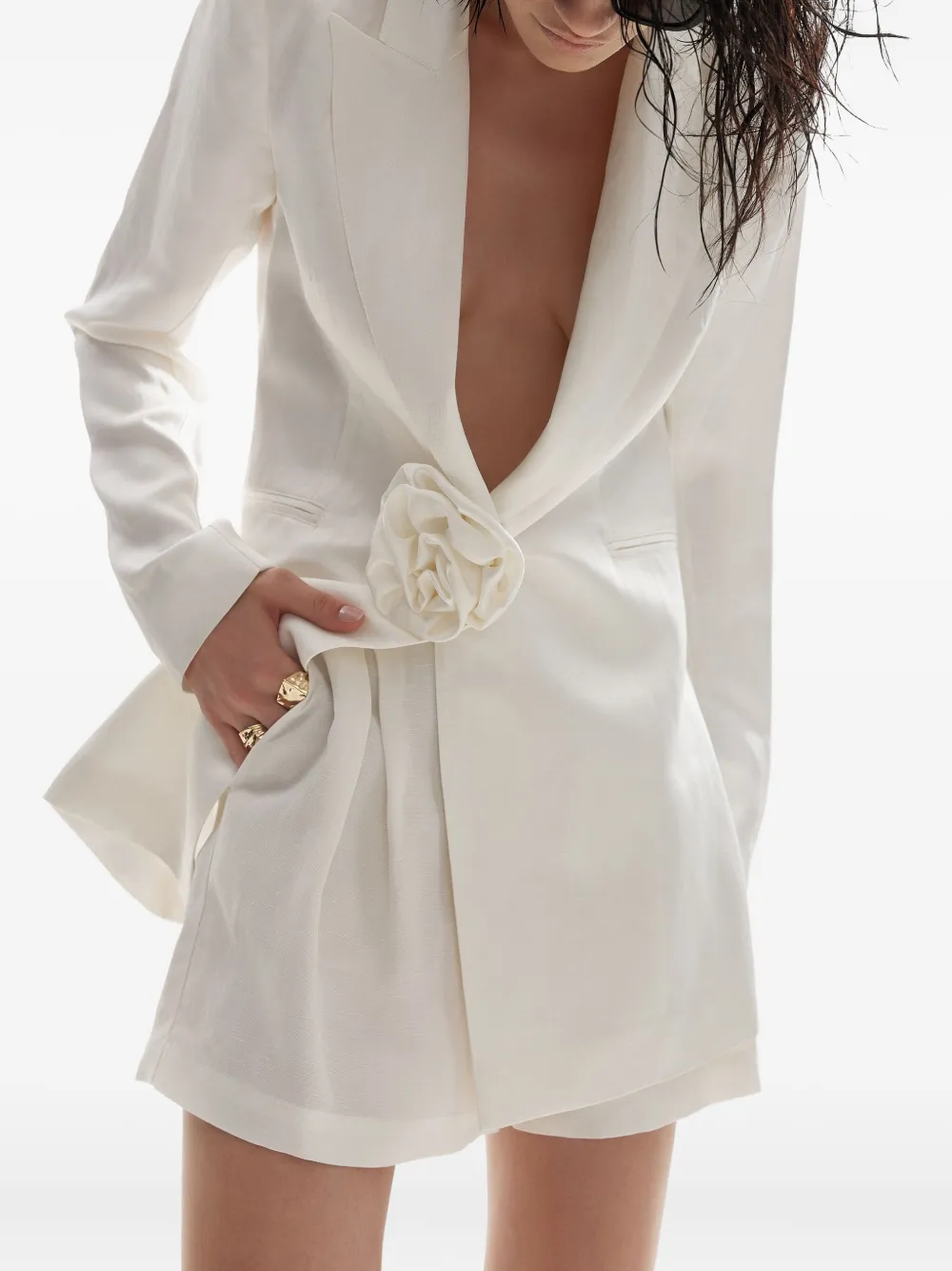 LITA COUTURE Alix blazer Wit