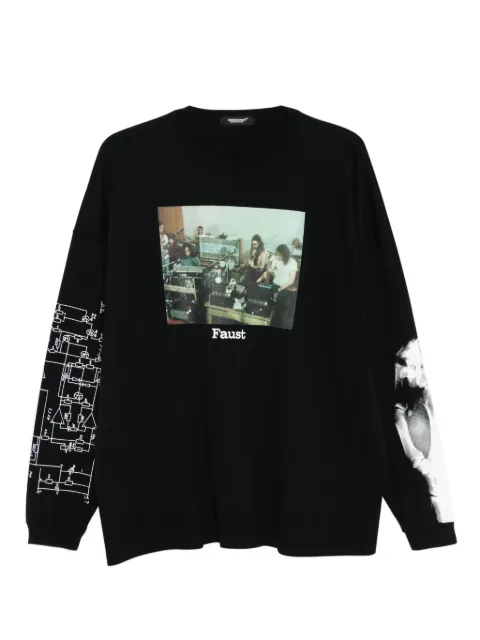 Undercover playera manga larga con estampado gráfico
