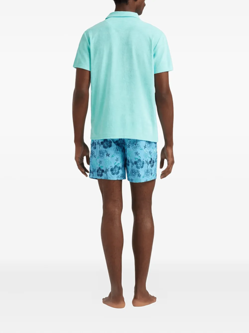 Vilebrequin Turtle-embroidered Polo Shirt In Blue