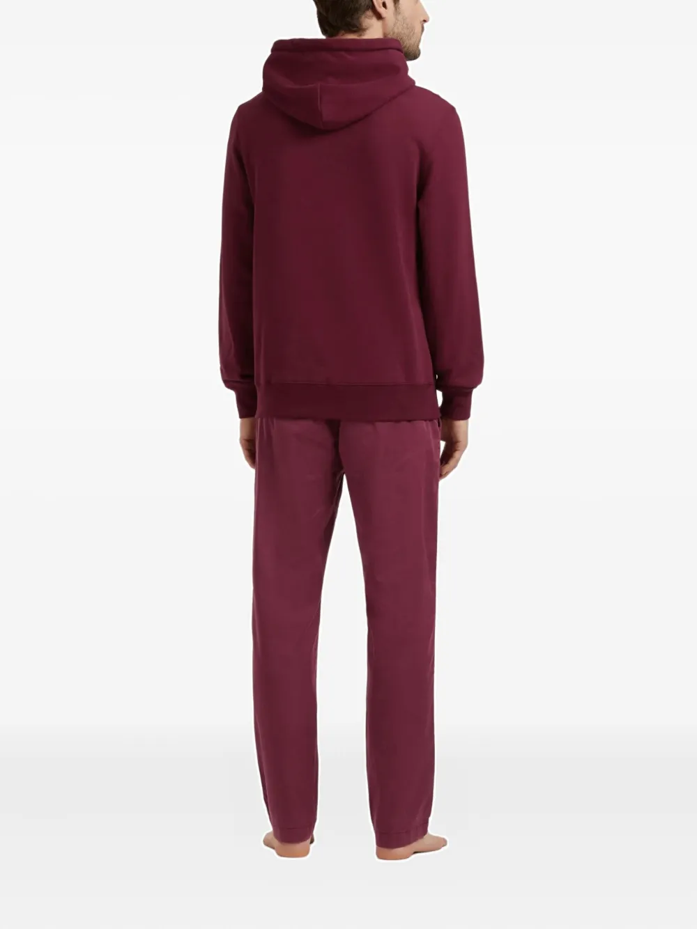 Vilebrequin Hoodie met borduurwerk Rood