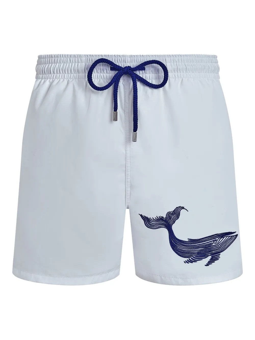 Vilebrequin shorts de playa con ballena bordada | blanco | Image 1