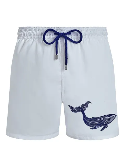 Vilebrequin whale-embroidered swim shorts