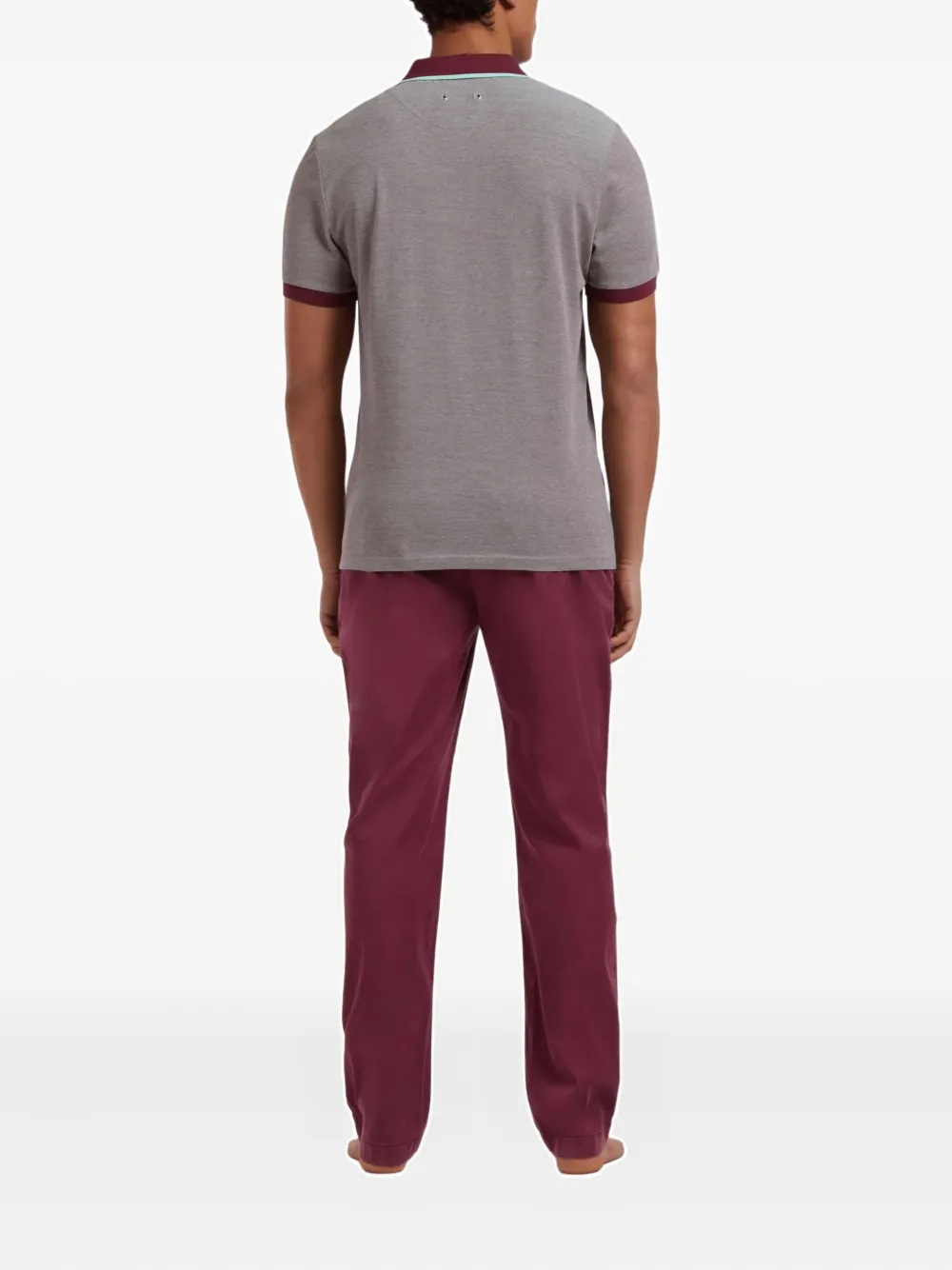 Vilebrequin T-shirt met geborduurde schildpad Grijs