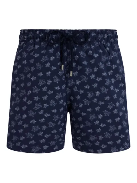 Vilebrequin drawstring turtle-print swim shorts