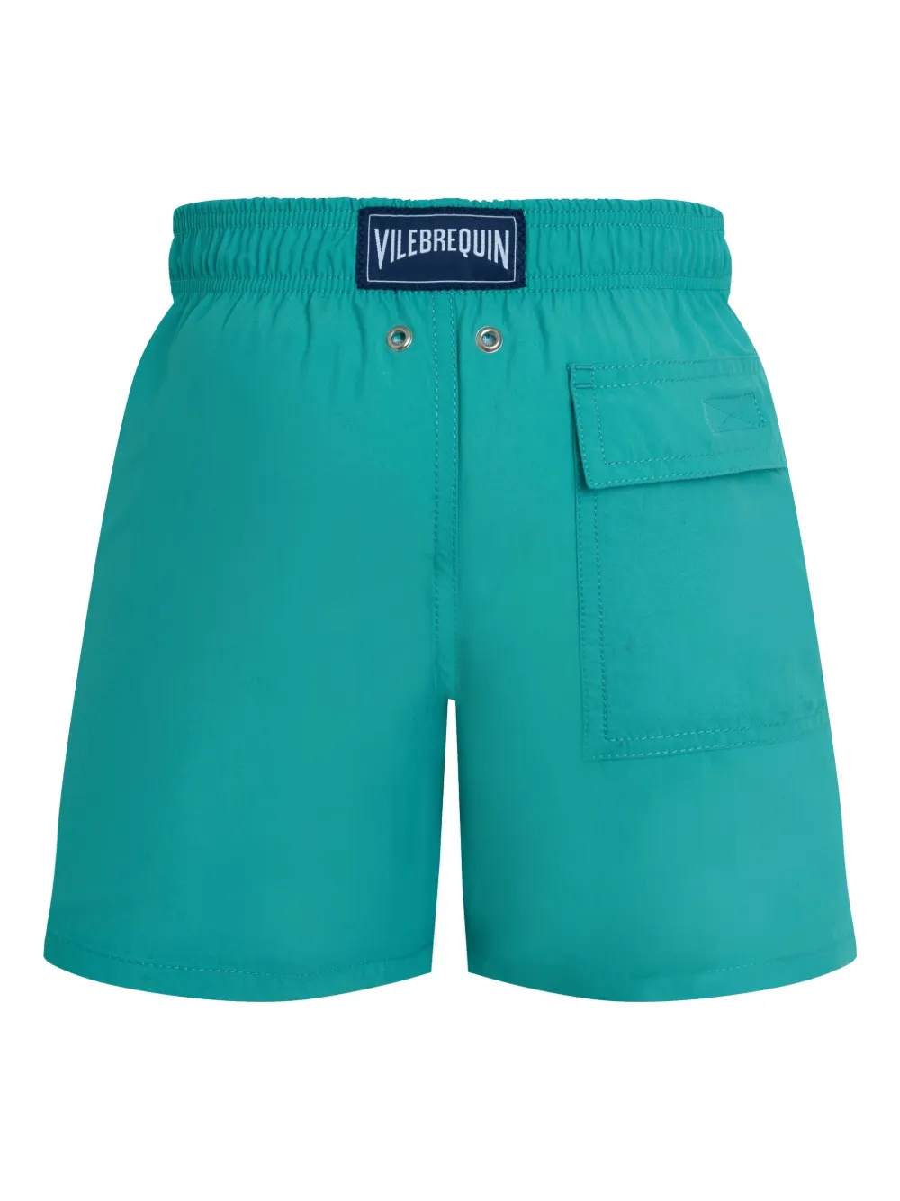 Vilebrequin Kids Zwembroek met elastische tailleband en walvis Groen