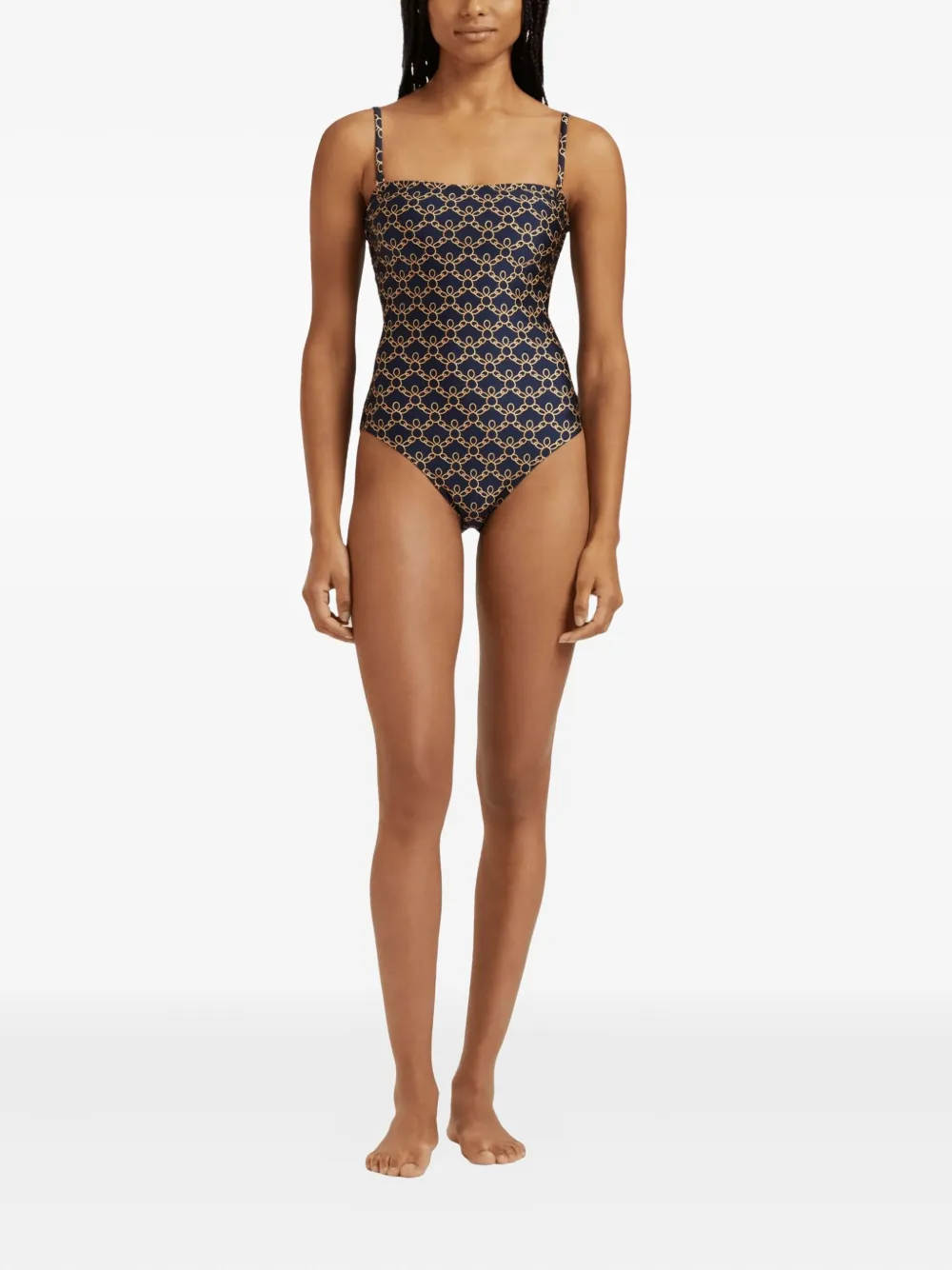 Vilebrequin Printed Swimsuit In Brown