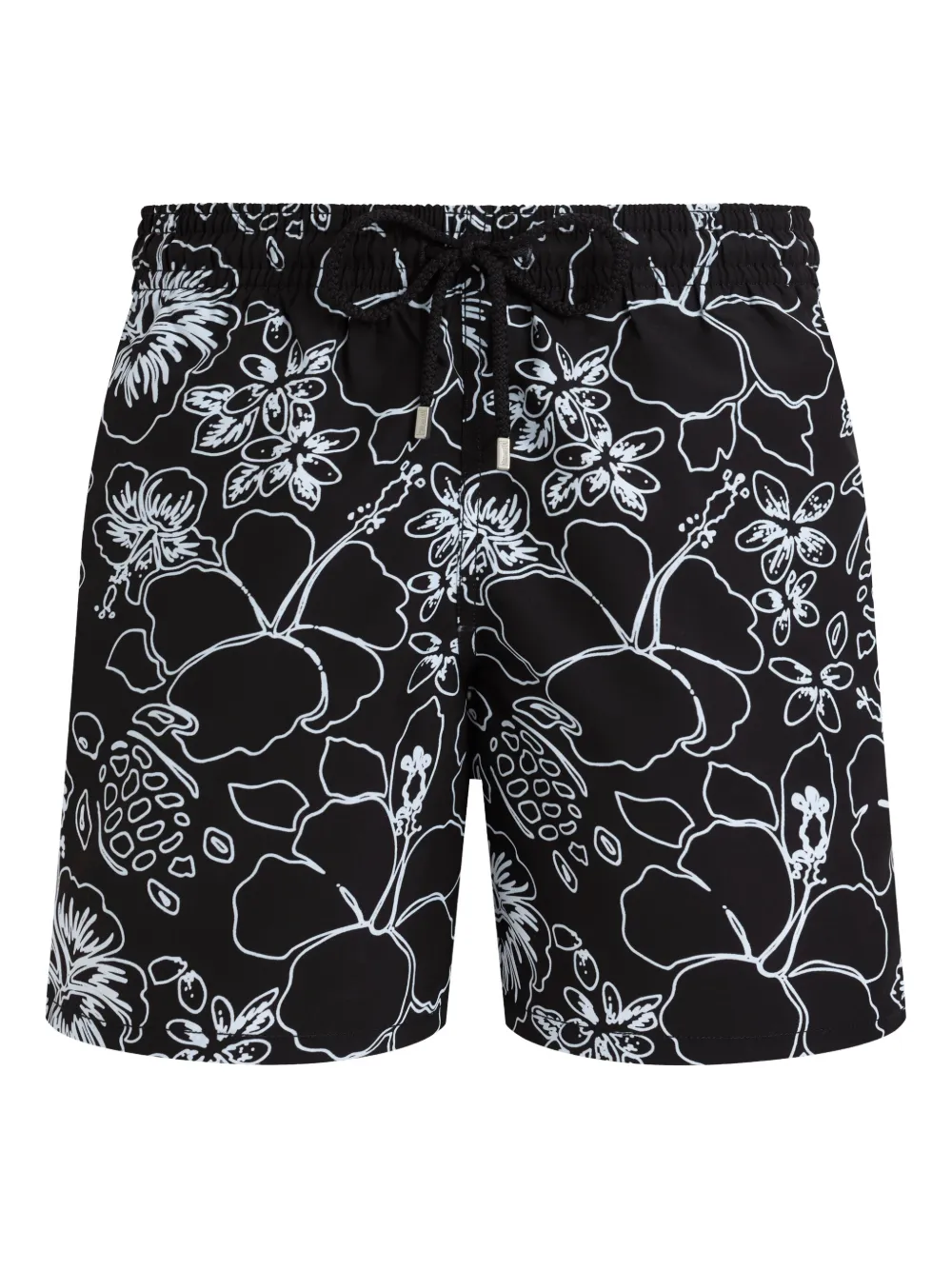 Vilebrequin graphic-print swim shorts | negro | Image 1