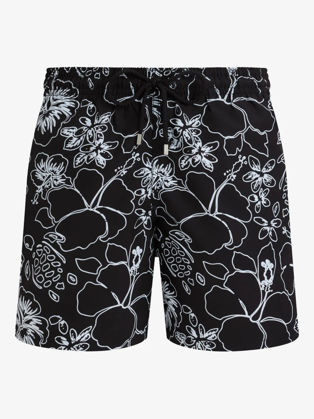 Vilebrequin graphic-print swim shorts | Black | Image 1