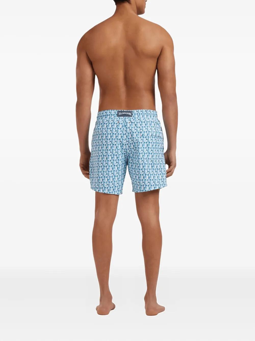 Vilebrequin Zwembroek met schildpadprint Blauw
