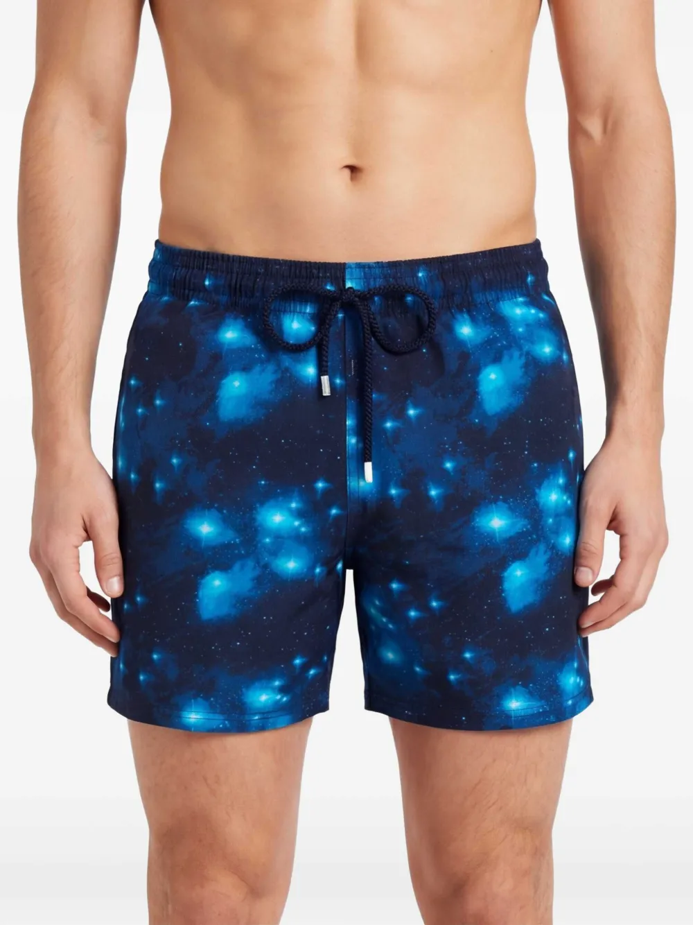 Vilebrequin Pégase zwembroek met elastische taille Blauw