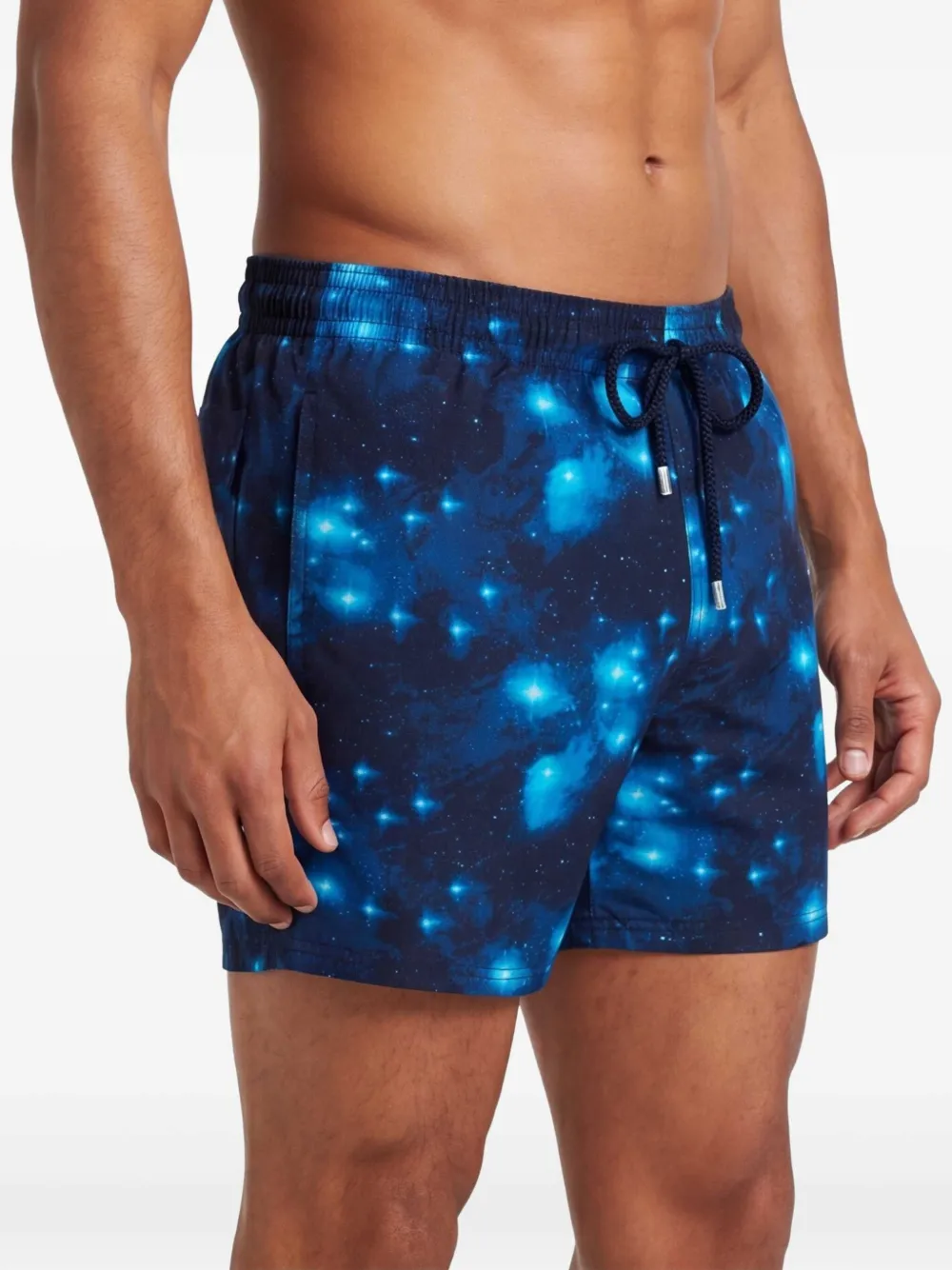 Vilebrequin Pégase zwembroek met elastische taille Blauw