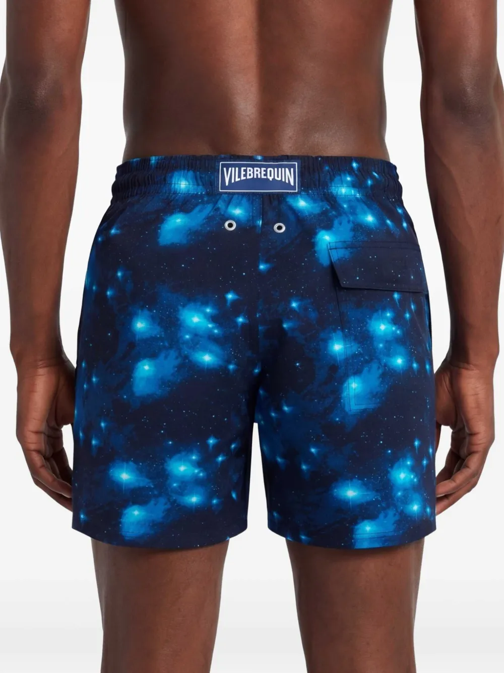 Vilebrequin Pégase zwembroek met elastische taille Blauw
