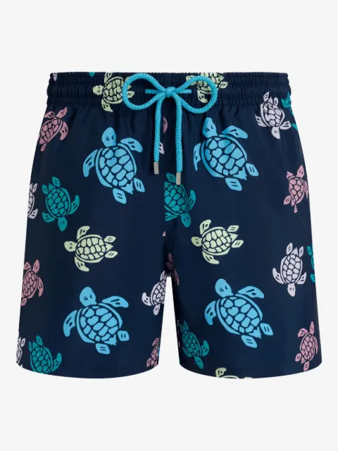 Vilebrequin short de bain imprimé à lien de resserrage 