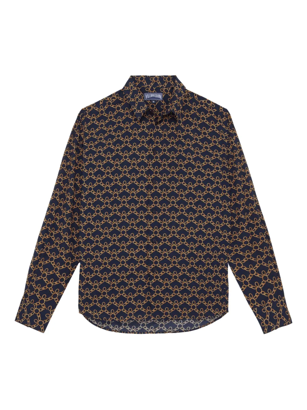 Vilebrequin Long-sleeve Turtle Shirt In Blue