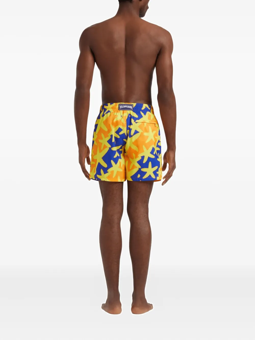 Vilebrequin Zwembroek met print Oranje