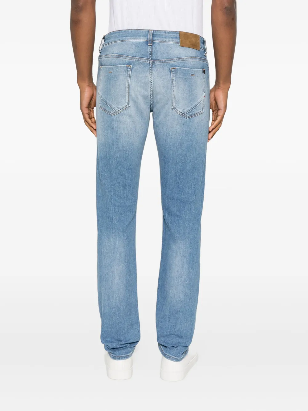 Incotex Broek met vijf zakken Blauw