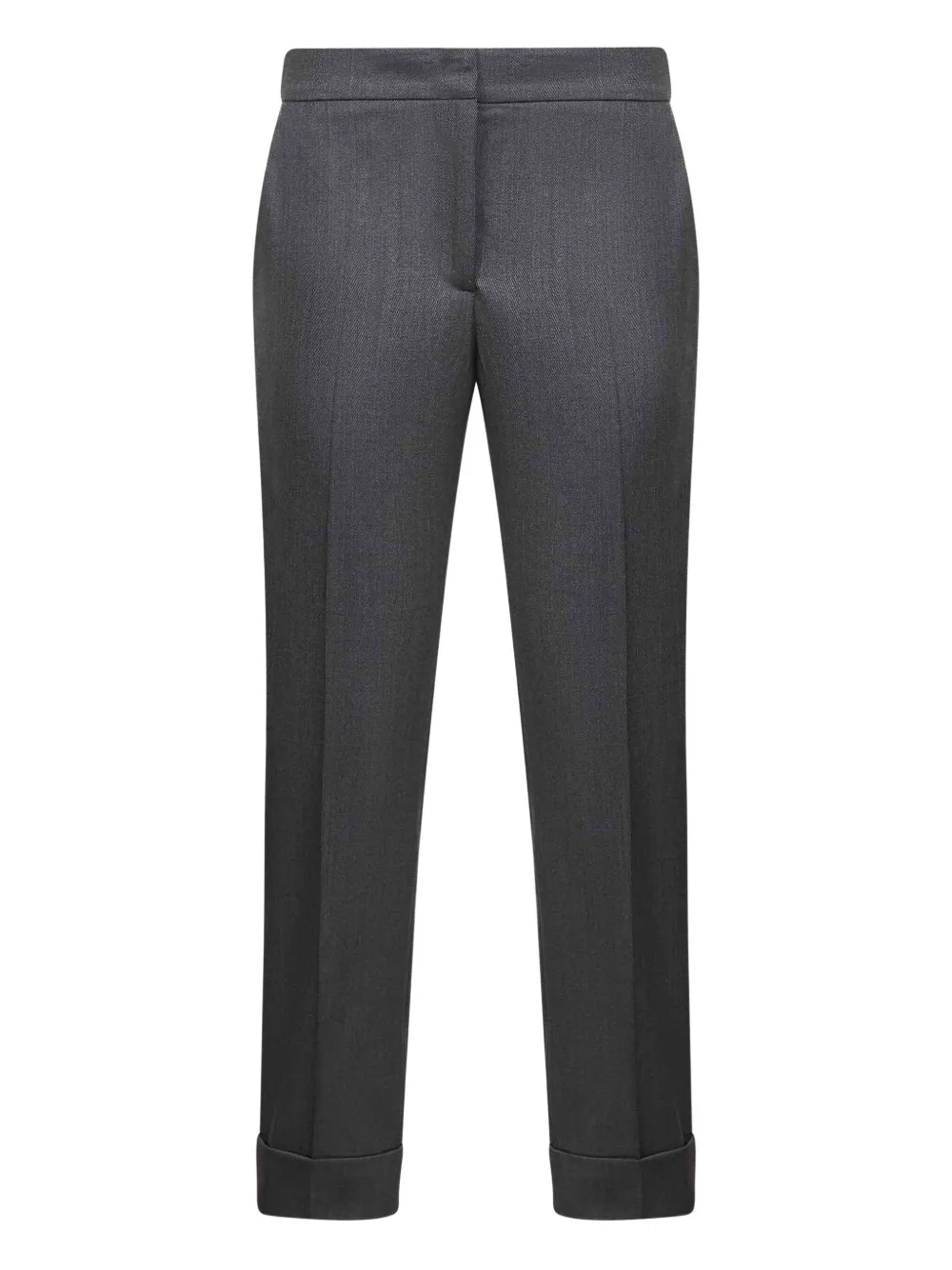 Pt Torino Turn-up Trousers In Gray