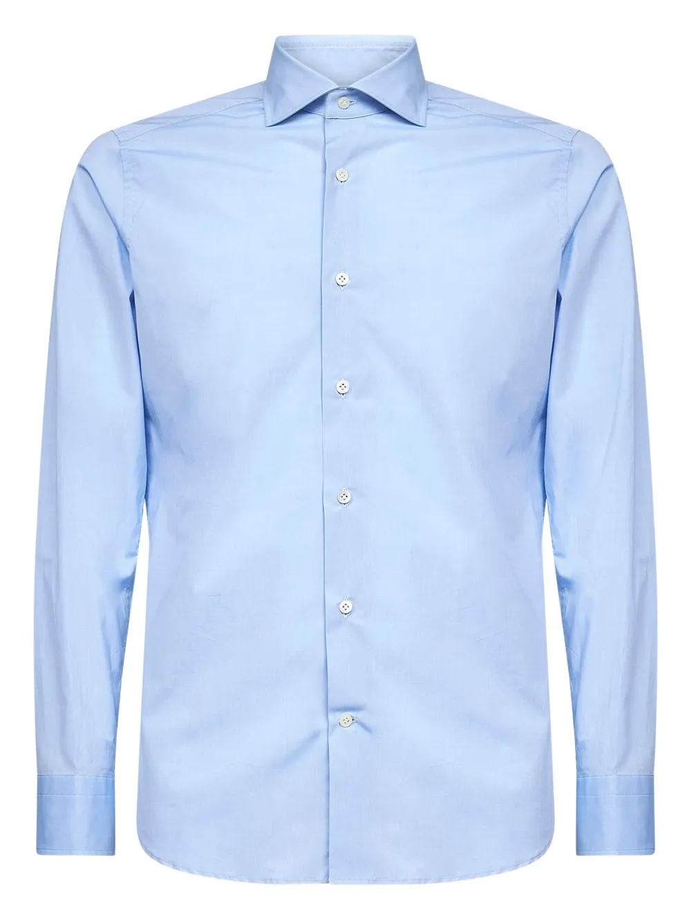 D4.0 camisa manga larga con botones | azul | Image 1