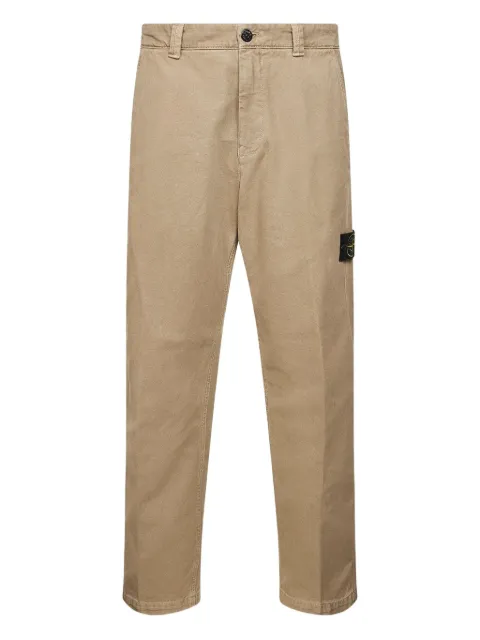 Stone Island logo-badge trousers