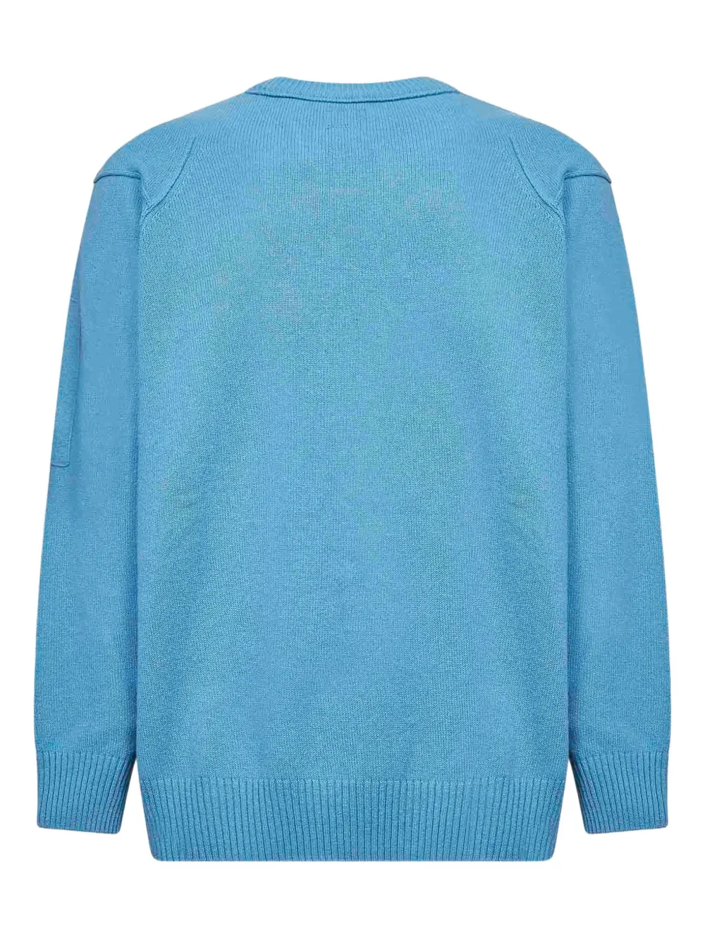 C.P. Company lens-pocket crew-neck sweater - Blauw