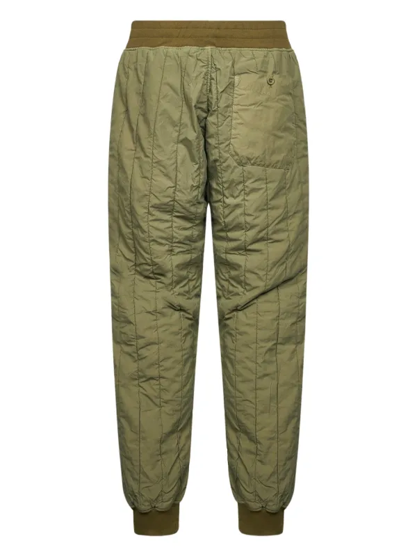 C.P. Company GD Quilted patch-pocket Track Pants | Green C.P. Company GD Quilted patch-pocket Track Pants | Green