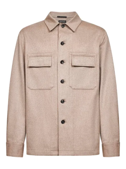 Zegna chest-pocket overshirt