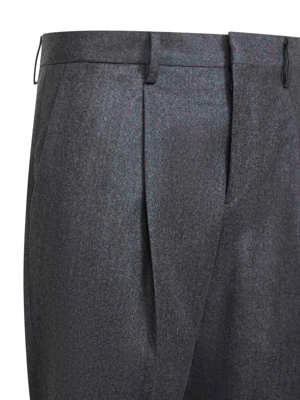 D4.0 Tiberio plooibroek met omslag Grijs