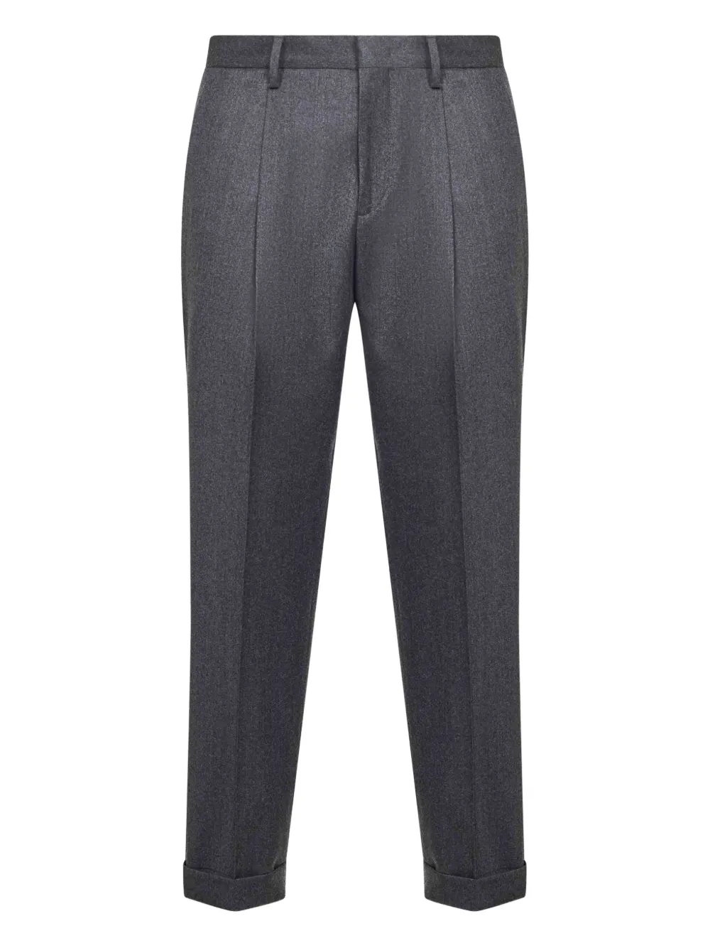 D4.0 Tiberio pleat turn-up trousers | Grey | Image 1