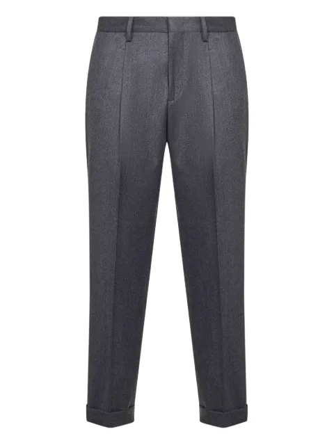 D4.0 Tiberio pleat turn-up trousers