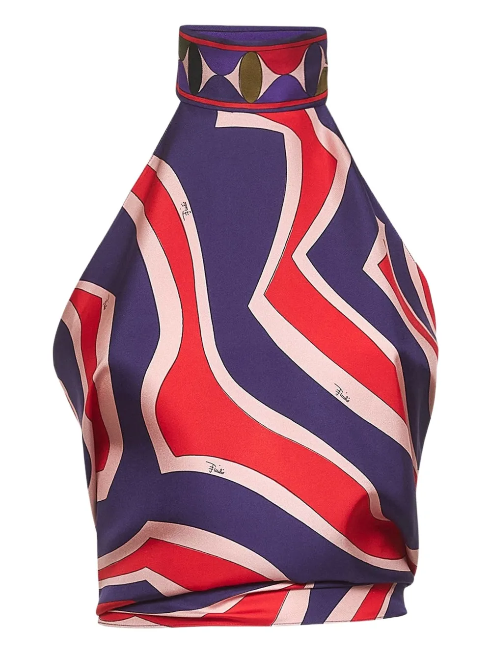 PUCCI top con estampado labirinto | morado | Image 1