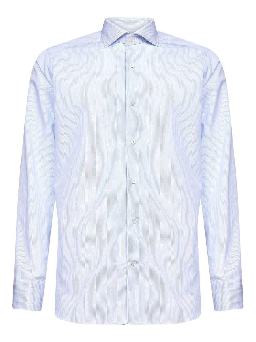 D4.0 camisa con botones y motivo de rayas | azul | Image 1