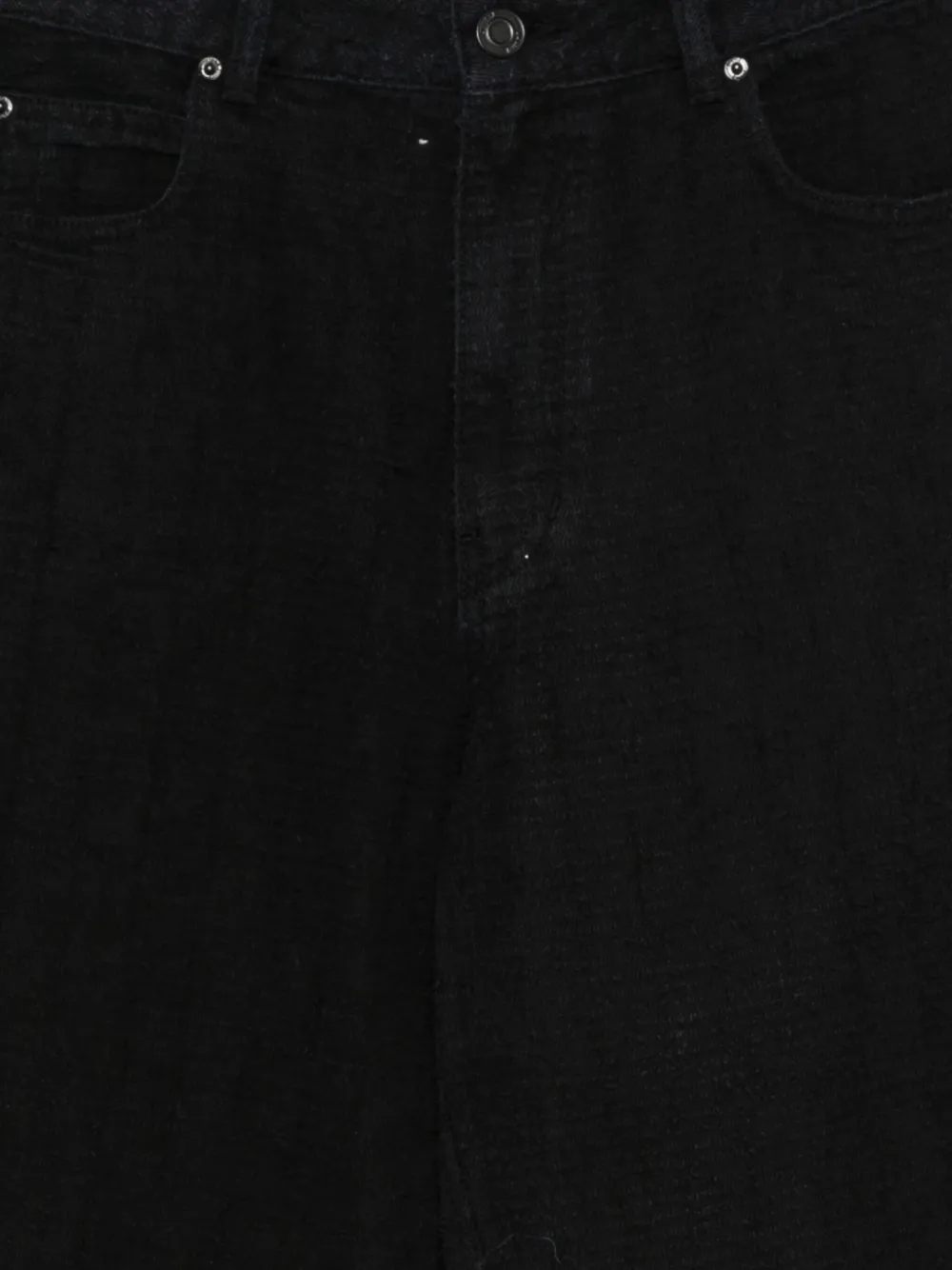 Juun.J Broek met textuur Zwart