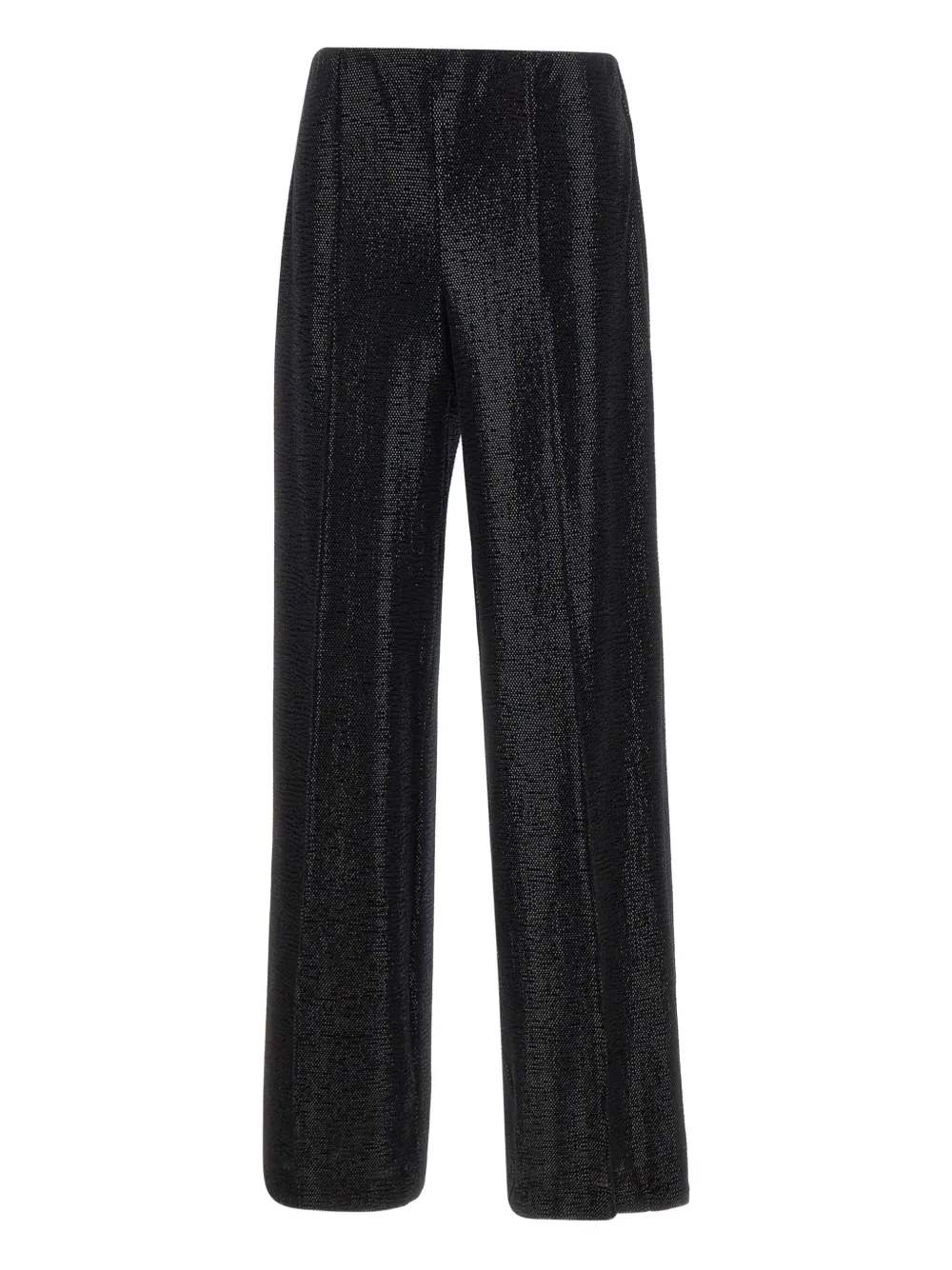 ELENA MIRO` pantalones bordados con lentejuelas | negro | Image 1