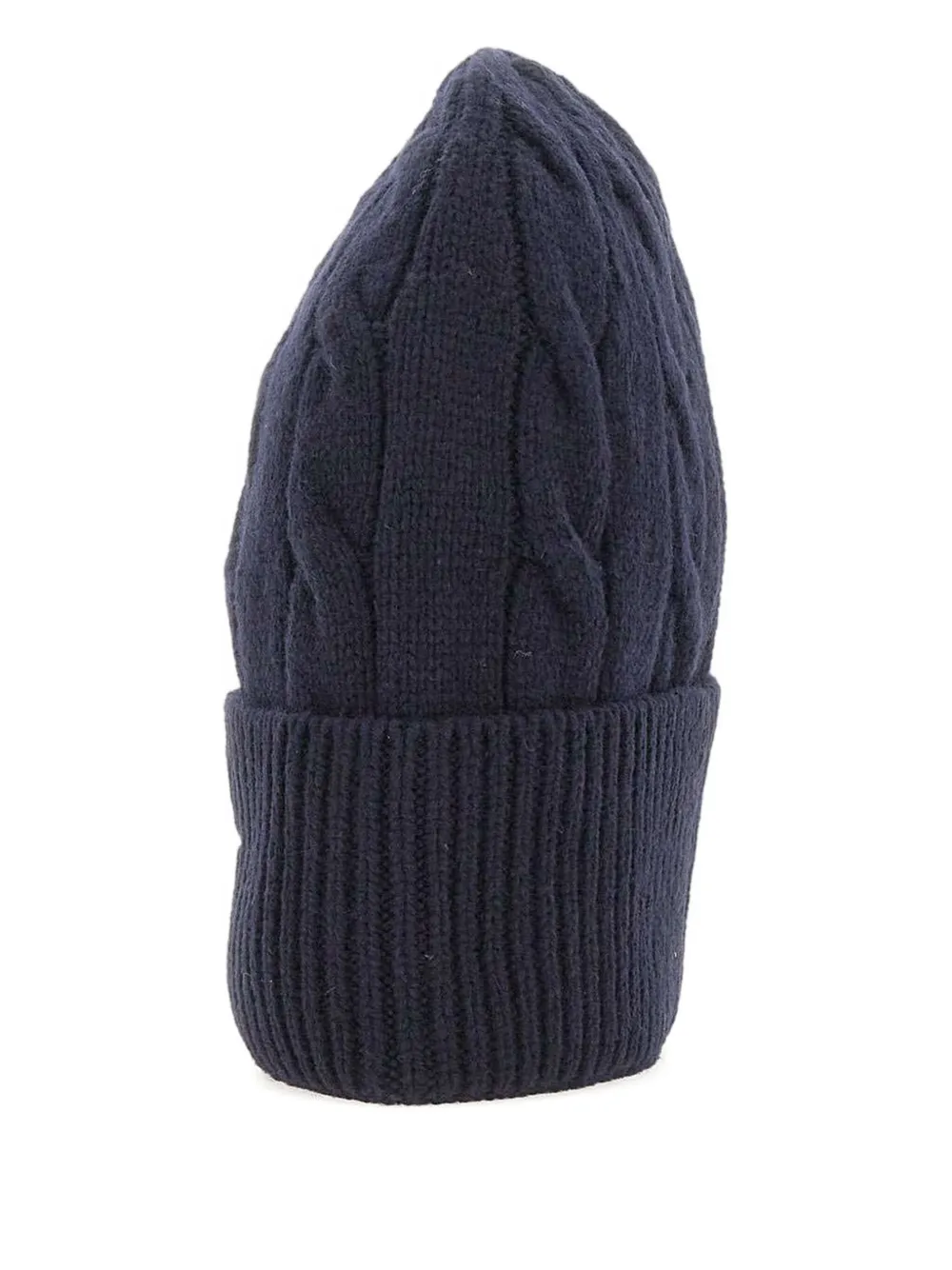 Carhartt WIP Kabelgebreide muts met geborduurd detail Blauw