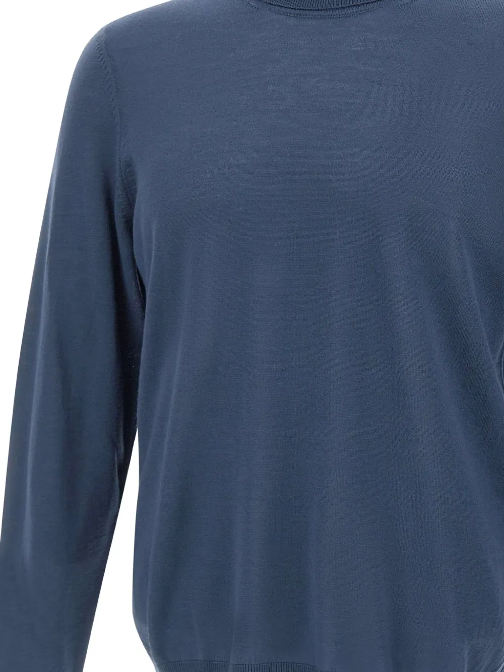 Hugo Boss Turtleneck Ribbed Sweater In Animal Print