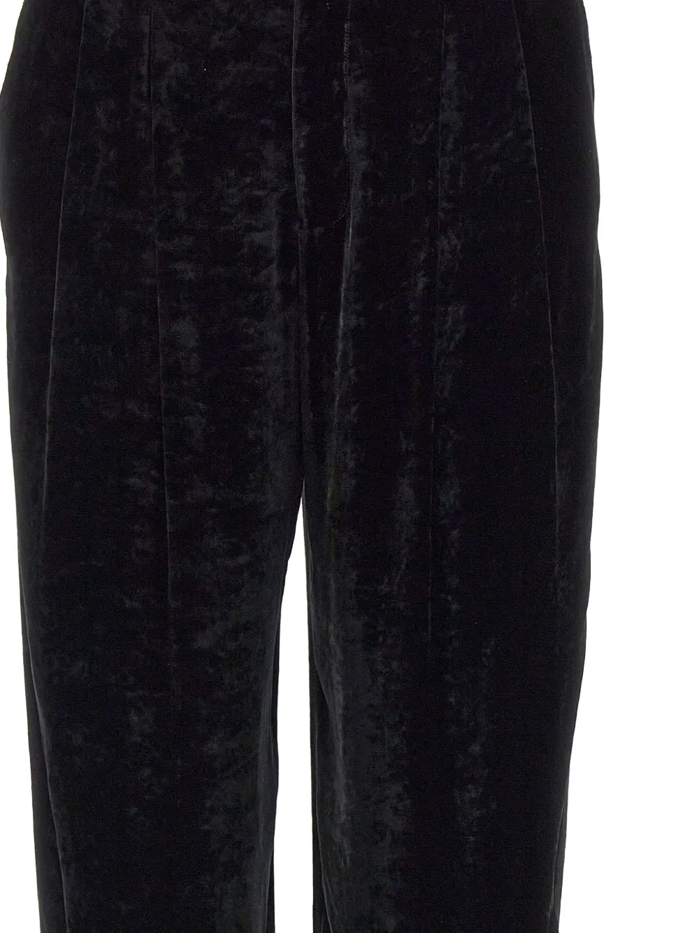 Emporio Armani Broek met gesp Zwart
