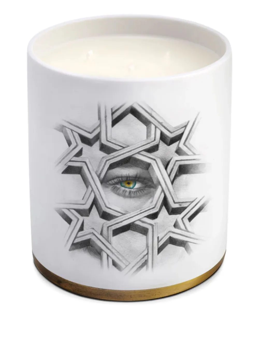 L'Objet Grand Bazaar nª 30 star-motif candle (pack tree) | blanc | Image 1
