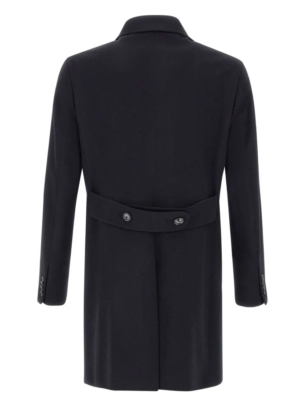 Barba Jas met klepzak en halve ceintuur Blauw