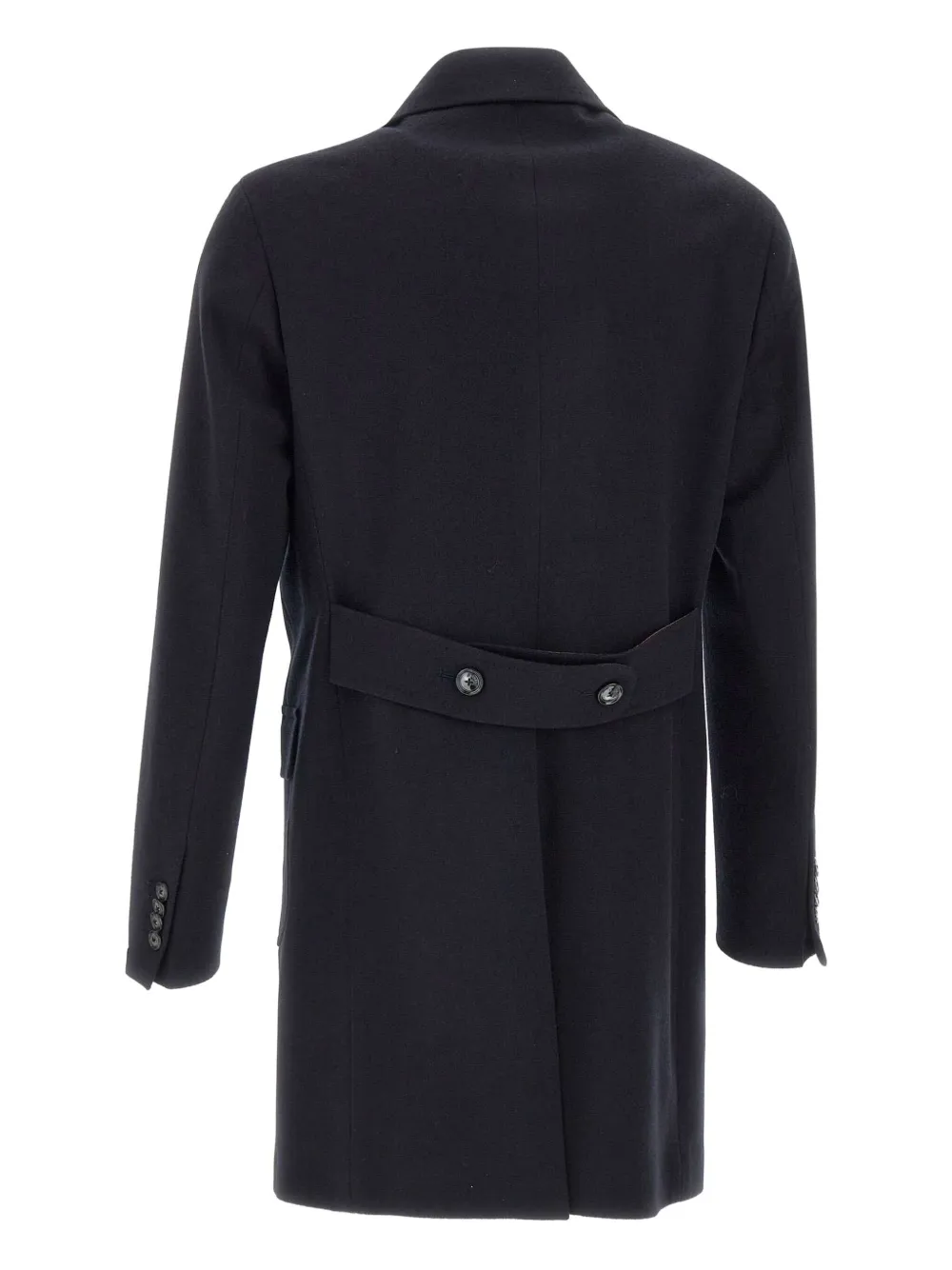Barba flap-pocket half-belt coat | Single Breasted Coats | Image 2