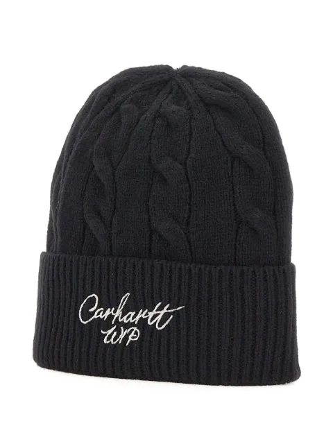 Carhartt WIP cable embroidered beanie