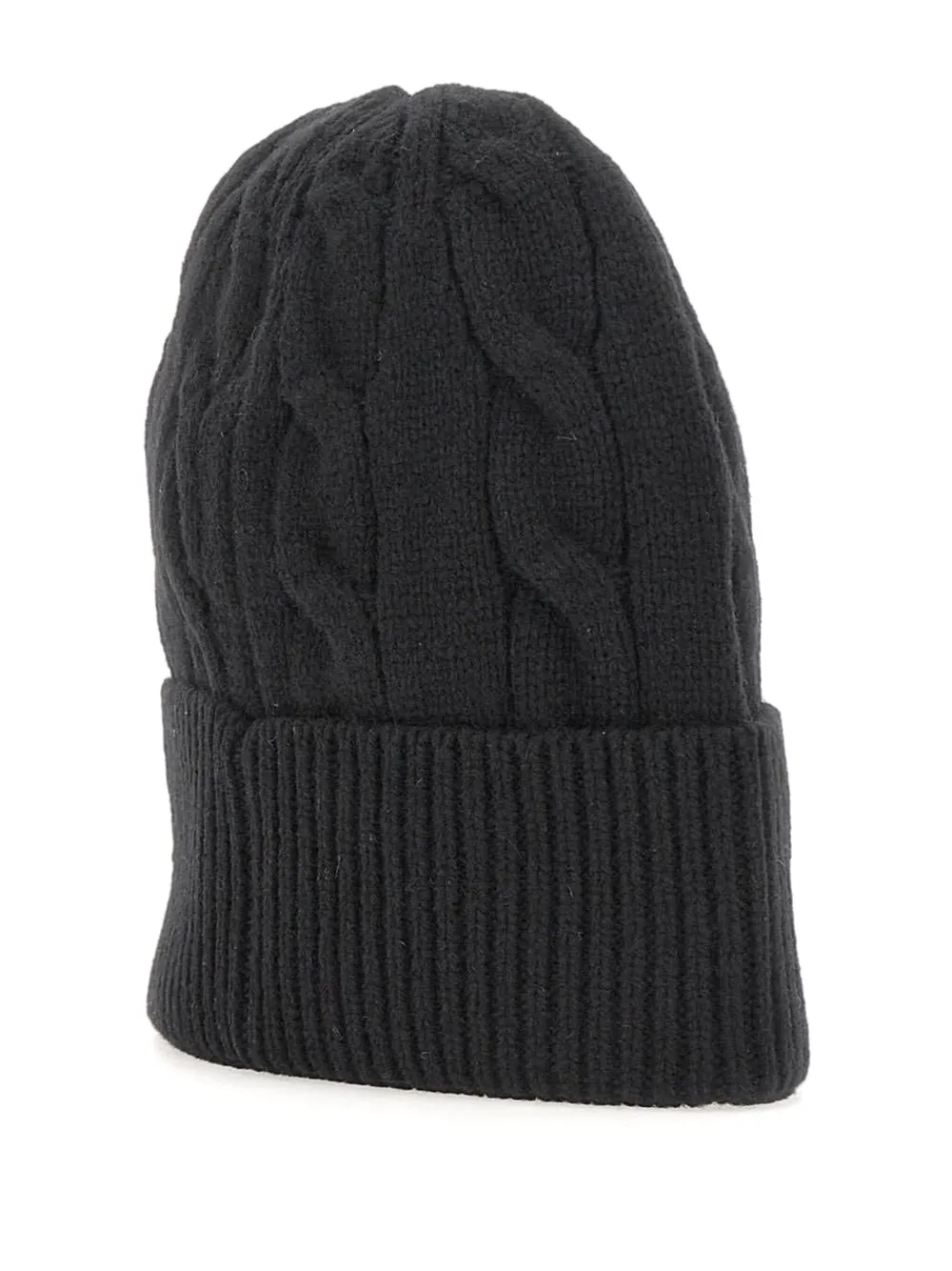 Carhartt WIP cable embroidered beanie - Zwart