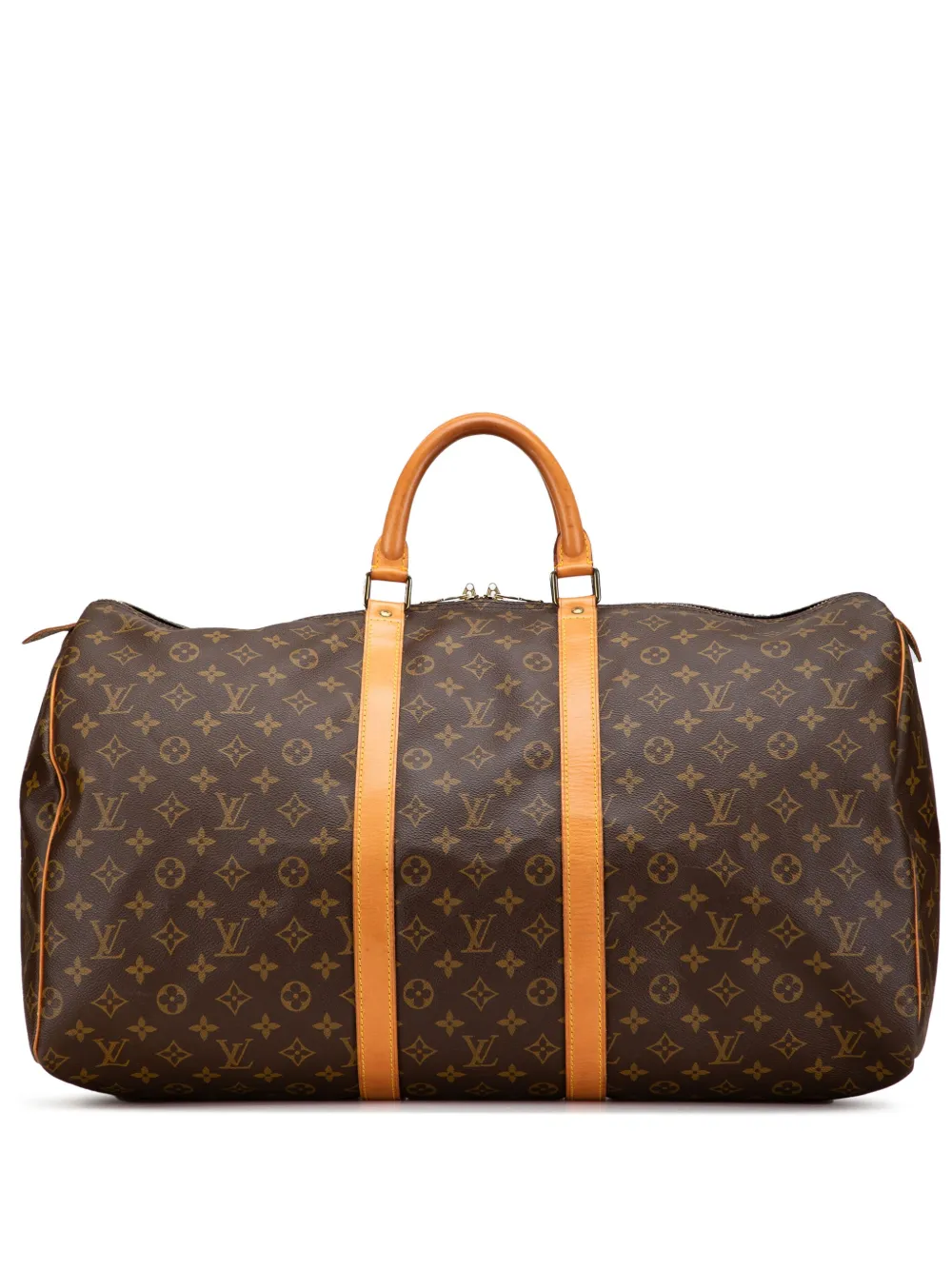 Louis Vuitton Pre-Owned bolsa de viaje Monogram Keepall 55 | marrón | Image 1