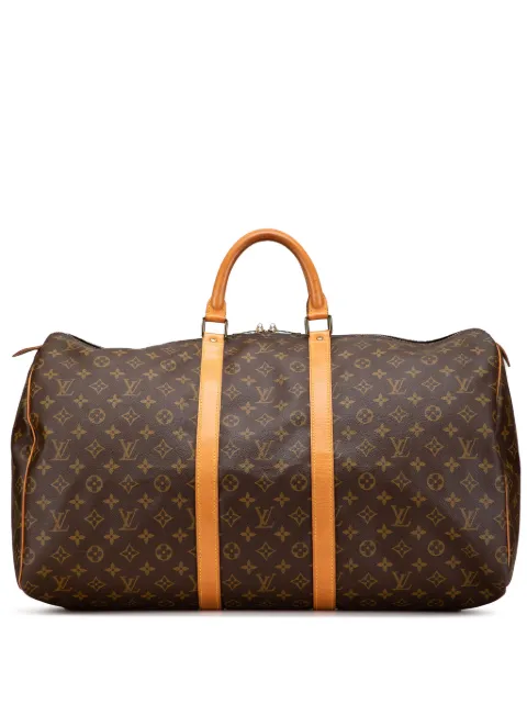 Louis Vuitton Pre-Owned bolsa de viaje Monogram Keepall 55