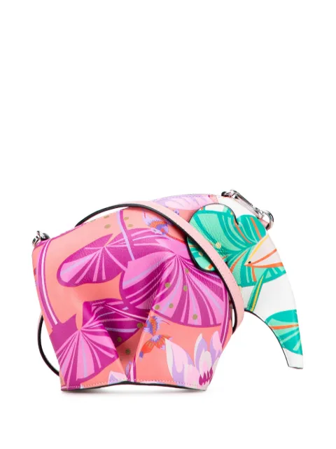 Loewe Pre-Owned 2020 Paulas Ibiza Mini Printed Leather Elephant crossbody bag
