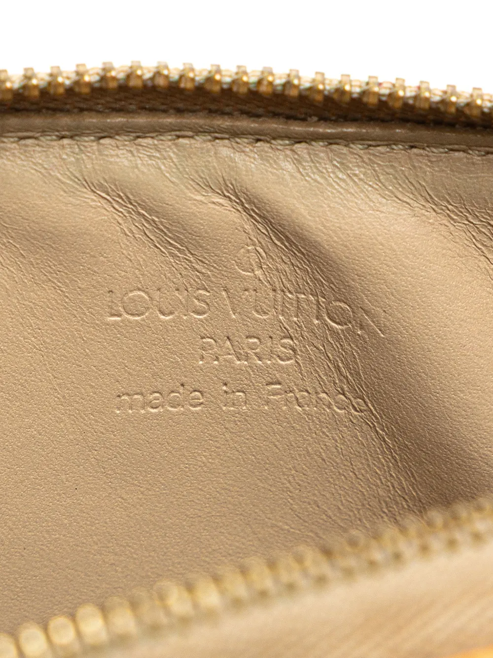 Pre-owned Louis Vuitton 2001 Monogram Vernis Pochette Lexington Shoulder Bag In Yellow